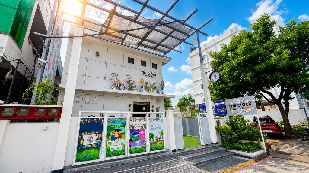 The Clock Play School building exterior