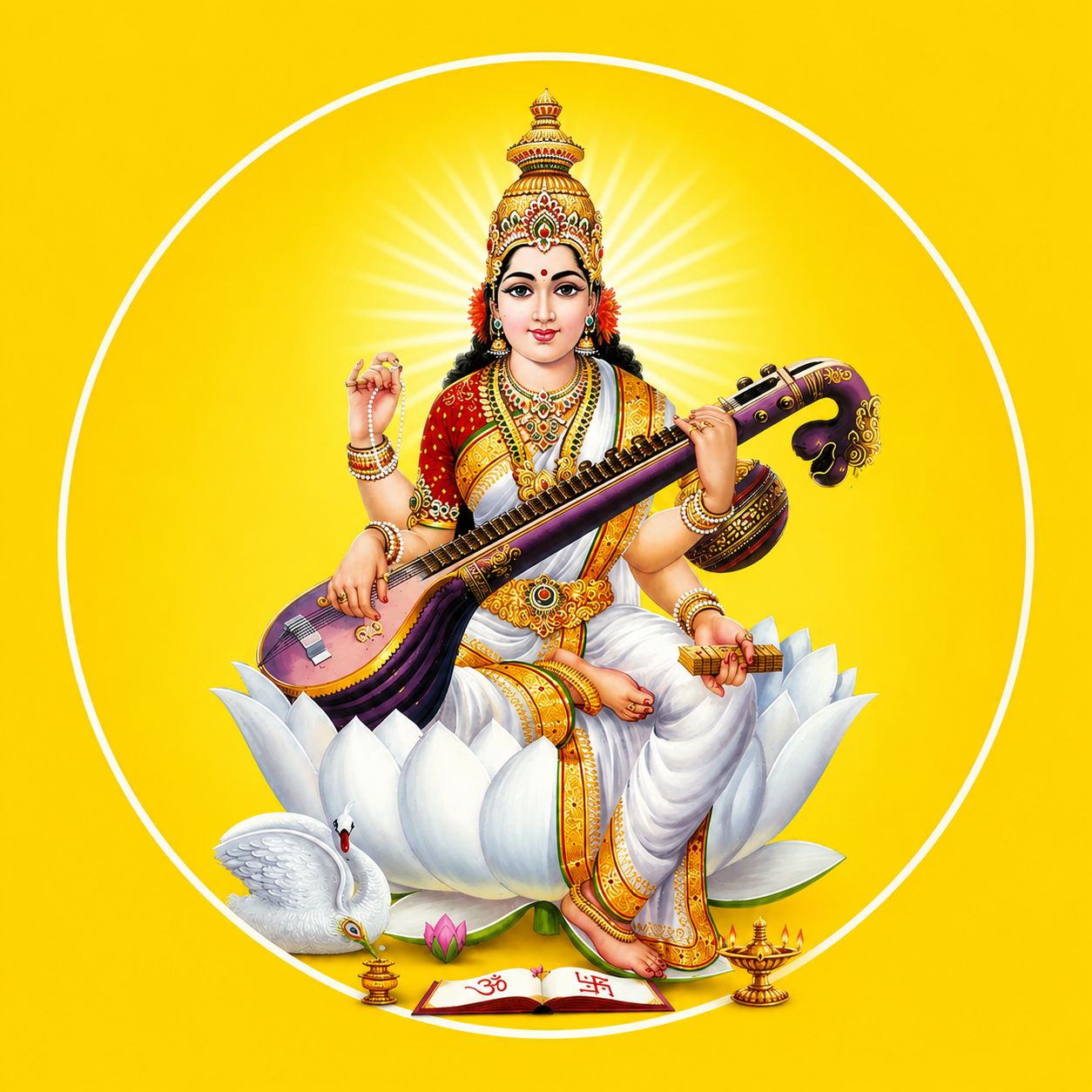 Goddess Saraswathi — divine inspiration